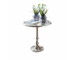 LOBERON Bijzettafel Eppeville zilverkleurig