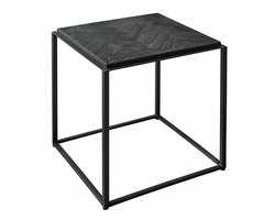 LOBERON Bijzettafel Lumesto zwart