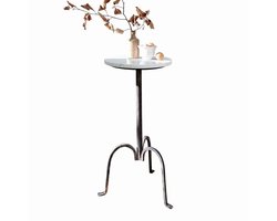 LOBERON Bijzettafel Taylor antiekbruin/crème