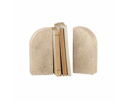 LOBERON Boekensteun set van 2 Caleneuve crème