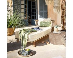 LOBERON Chaise longue Bellville bruin