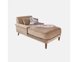 LOBERON Chaise longue Jouvrelle beige