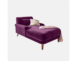 LOBERON Chaise longue Jouvrelle paars