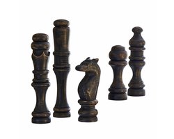 LOBERON Deco-object set van 5 Guillemineau antiekzwart