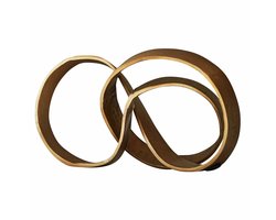 LOBERON Decoratief ornament Feroze antiekmessing