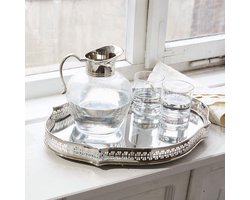 LOBERON Dienblad Cumont zilverkleurig