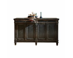 LOBERON Dressoir Chaveline antiekzwart