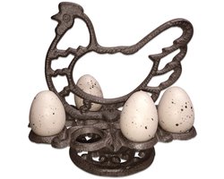 LOBERON Etagère voor eieren Willa bruin