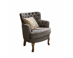 LOBERON Fauteuil Calgary grijs