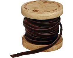 LOBERON Fluwelen lint Olessa bruin