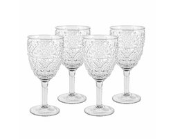 LOBERON Glas set van 4 Ivrecourt helder