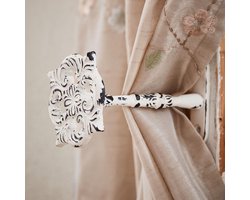 LOBERON Gordijn embrasse set van 2 Fromont antiekwit