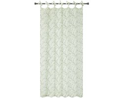 LOBERON Gordijn Norelline groen/wit