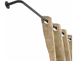 LOBERON Gordijnroede Omara donkergrijs