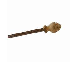 LOBERON Gordijnroede Trangé antiekbruin