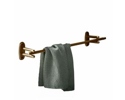 LOBERON Handdoekhouder Harrowgate antiekmessing