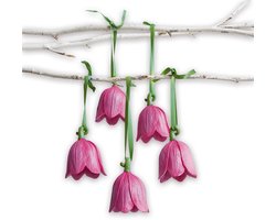 LOBERON Hanger set van 5 Herault roze