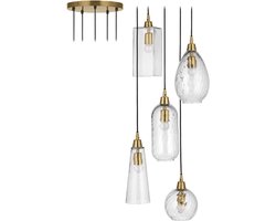 LOBERON Hanglamp Brightmoor helder/goudkleurig