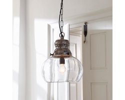 LOBERON Hanglamp Jule antiekzilverkleurig/helder