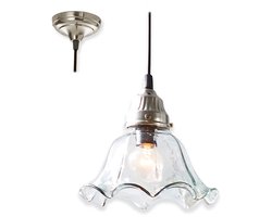 LOBERON Hanglamp Noelle helder/zilverkleurig