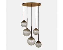 LOBERON Hanglamp Norellis antiksilber/messing