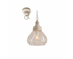 LOBERON Hanglamp Pallu bruin/helder