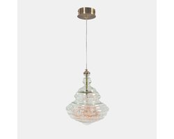 LOBERON Hanglamp Rivélisse helder/antiekgoudkleurig