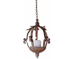 LOBERON Hanglantaarn Selimane antiekbruin