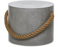 LOBERON Hocker Kaedi grijs