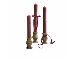 LOBERON Kaarsenhouder set van 3 Seranda antiekbruin
