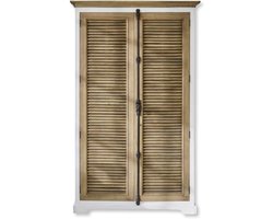 LOBERON Kast Comtois bruin/wit