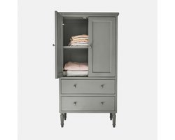 LOBERON Kast Kystlund grijs/groen