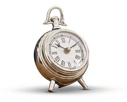 LOBERON Klok Coraten zilverkleurig