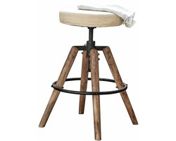 LOBERON Kruk Twist wit/bruin