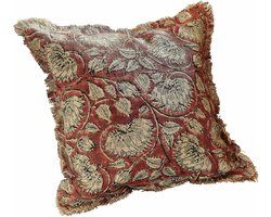 LOBERON Kussenhoes Lemisto roestrood/beige