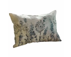 LOBERON Kussenhoes Lusse beige/blauw