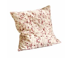 LOBERON Kussenhoes Rimont wit/rood