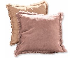 LOBERON Kussenhoes set van 2 Quebo roze/oranje