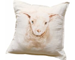 LOBERON Kussenhoes Xénandrine roze/crème