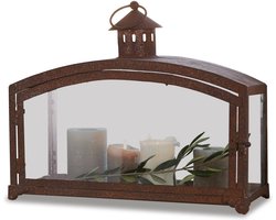 LOBERON Lantaarn Miora antiekbruin