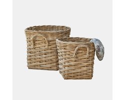 LOBERON Mand set van 2 Melari bruin