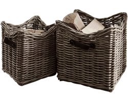 LOBERON Mand set van 2 Morrilton bruin