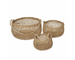 LOBERON Mand set van 3 Ventourelle bruin