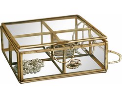 LOBERON Opbergdoosje Moselle goudkleurig