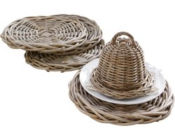 LOBERON Placemat set van 2 Bland bruin