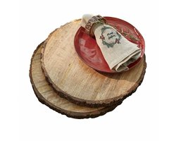 LOBERON Placemat set van 2 Danice bruin