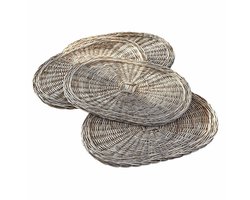 LOBERON Placemat set van 4 Villoray bruin