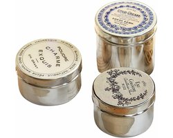LOBERON Potje set van 3 Charme Exquis antiekzilverkleurig