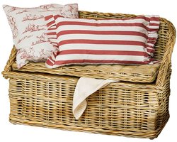 LOBERON Rotan kistbank Fableton bruin