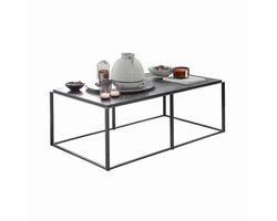 LOBERON Salontafel Lumesto zwart